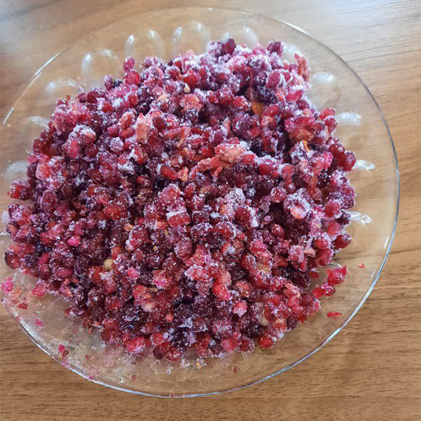 دانه انار منجمد